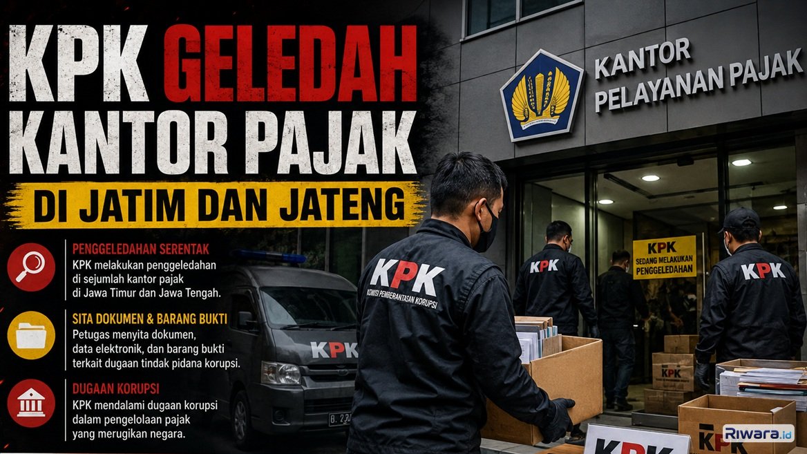 KPK Geledah Kantor Pajak di Surabaya hingga Surakarta, Sita Emas 1,3 Kg dan Uang Rp100 Juta, Begini Kasusnya