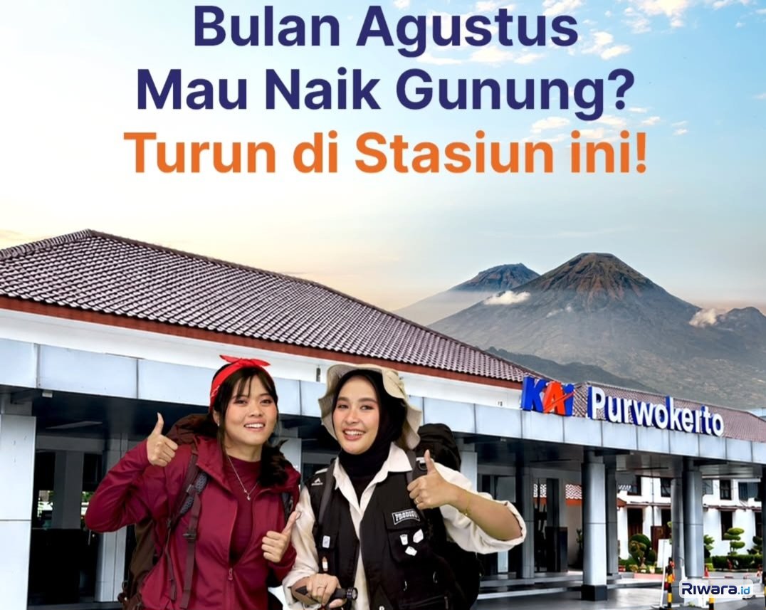 Ingin Naik Gunung Lebih Hemat? Manfaatkan Diskon Tiket Kereta Api 17% saat HUT RI, Ini Stasiun yang Dekat dengan Jalur Pendakian