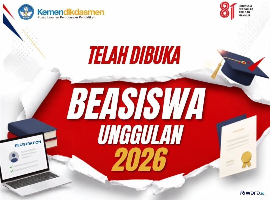 Kemendikdasmen Buka Beasiswa Unggulan 2026 untuk Masyarakat Berprestasi, Disabilitas, dan Pegawai, Cek Persyaratannya di Sini