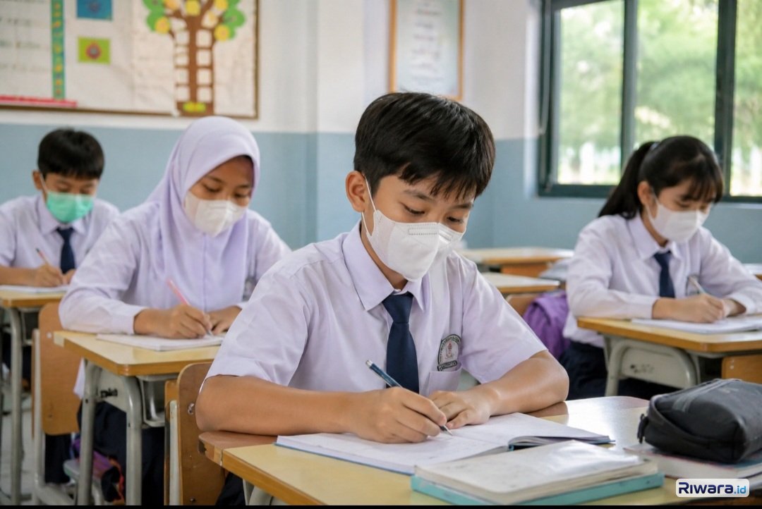 Dampak Karhutla, 571 Ribu Siswa di Pulau Kalimantan Terpaksa Jalani Pembelajaran Jarak Jauh