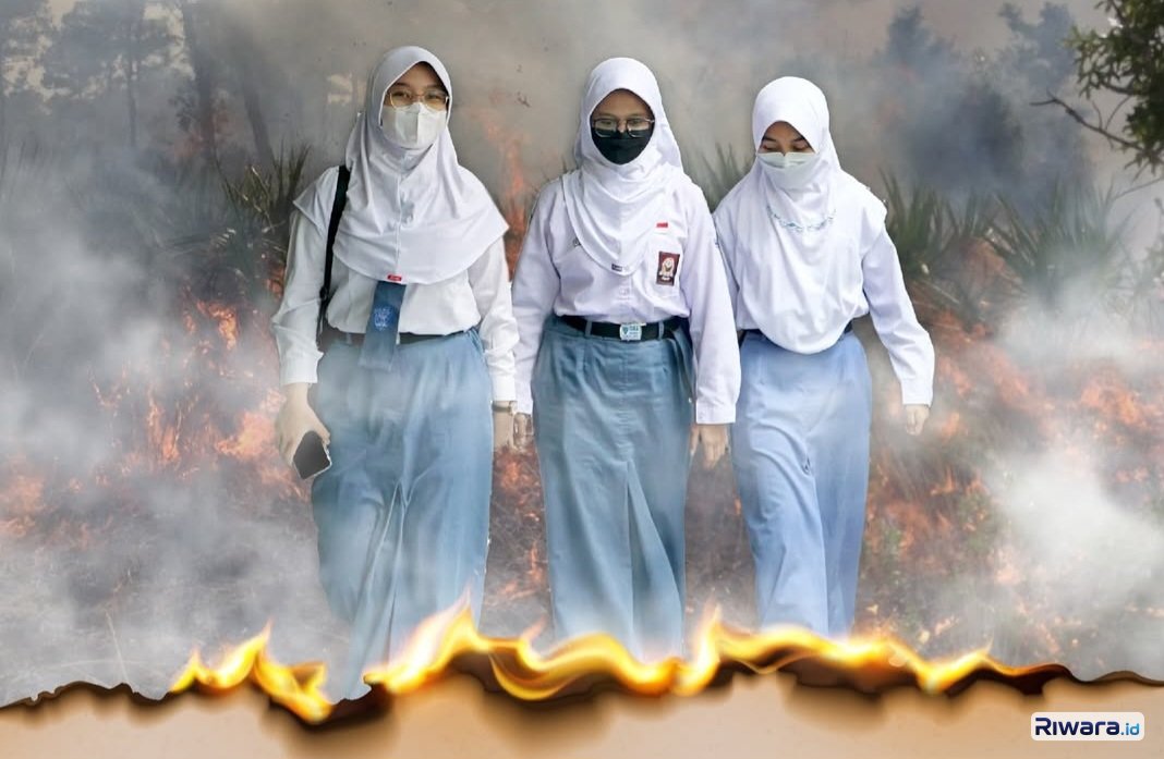 Mendikdasmen Terbitkan SE Tentang Penyelenggaraan Pendidikan di Daerah Terdampak Karhutla, Ini 3 Kategorinya