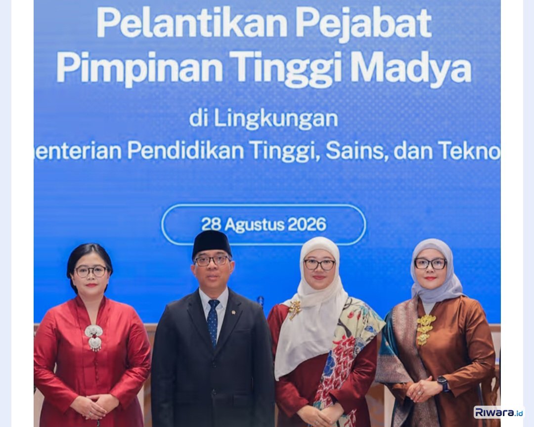 Mendiktisaintek Lantik 2 Pejabat Baru di Lingkungan Kerjanya, Siapa Saja Mereka?