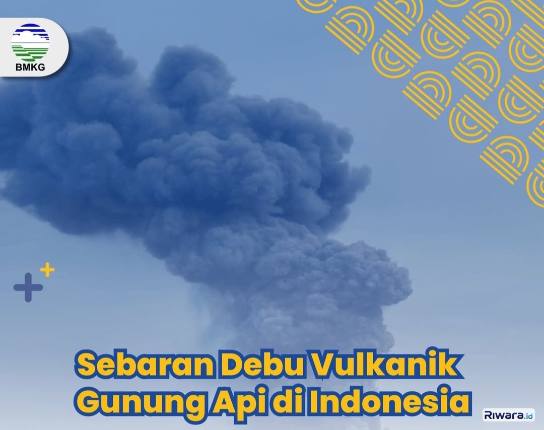 BMKG Rilis Informasi Sebaran Debu Vulkanik 5 Gunung Api di Indonesia, Masyarakat Diimbau Waspada