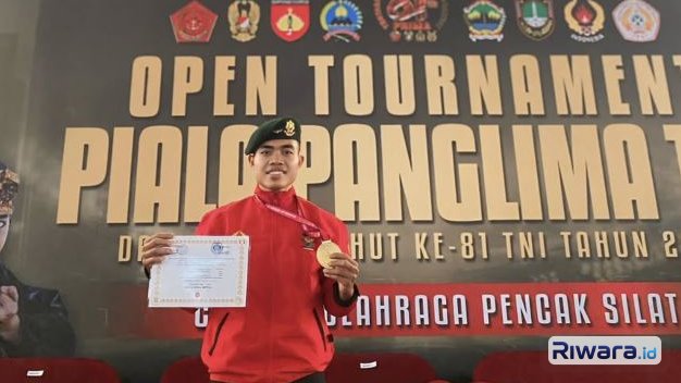 Sabet Juara 1 Pencak Silat Piala Panglima TNI 2026, Pratu Danu Harumkan Nama Kostrad