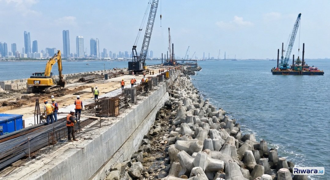 Ilustrasi - Pemerintah Targetkan Pembangunan Giant Sea Wall Mulai 2027