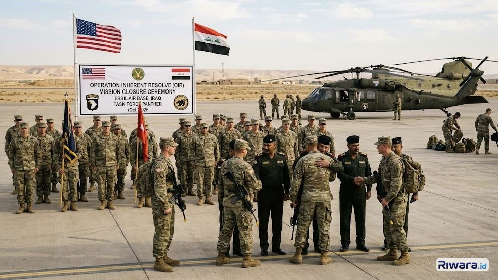 AS Resmi Tarik Pasukan dari Irak dan Akhiri Operasi Inherent Resolve, Kendali Keamanan Diserahkan Sepenuhnya ke Baghdad