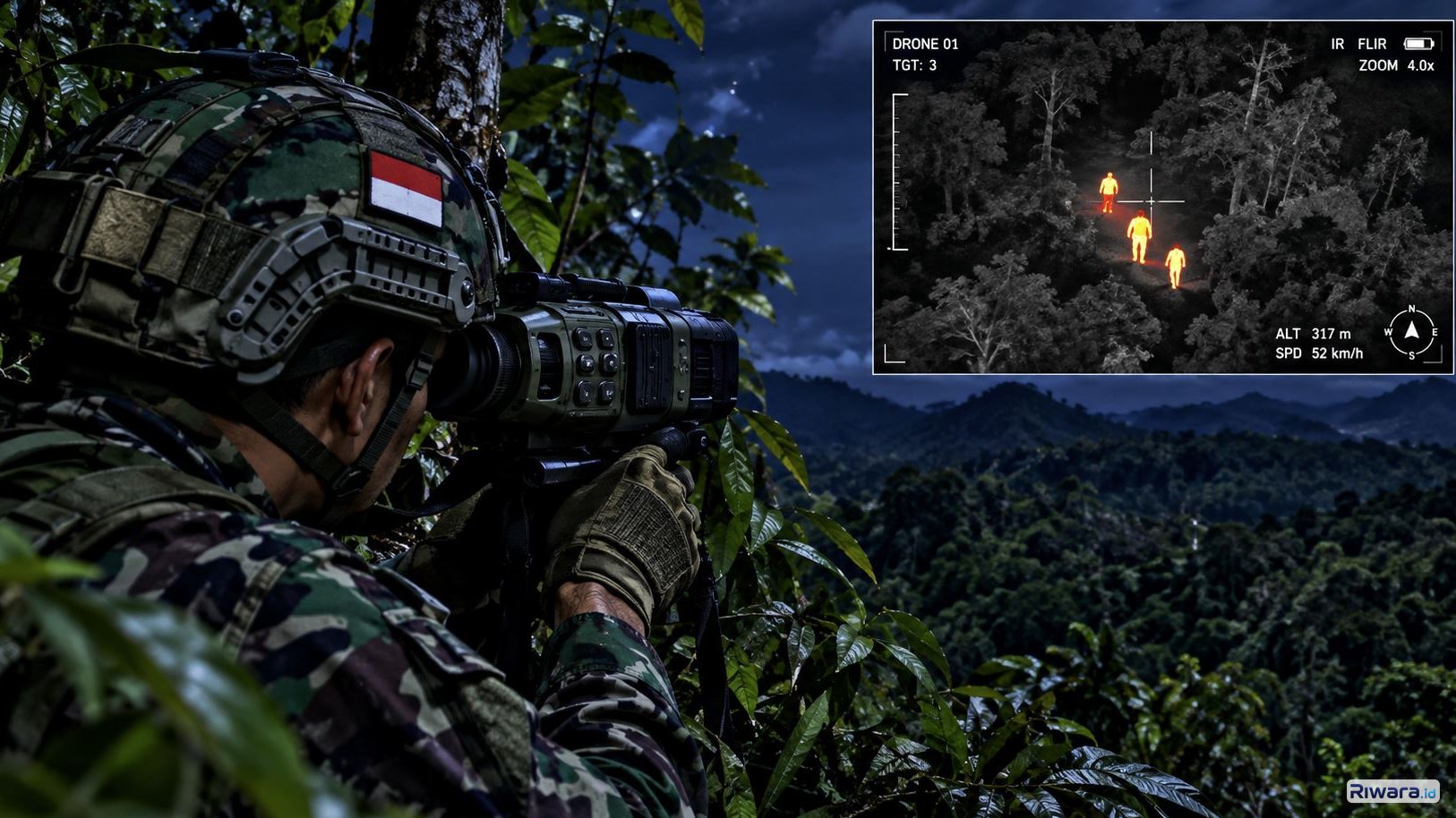 Mengenal Teknologi Pelacak KKB yang Mampu Menembus Pekatnya Malam dan Lebatnya Hutan Papua