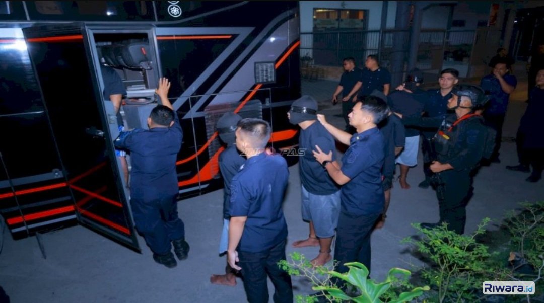 Dalam 12 Hari, Ditjenpas Telah Pindahkan 349 Warga Binaan Risiko Tinggi ke Nusakambangan, Ini Jenis Kasusnya
