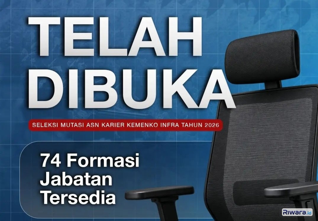 ASN Wajib Simak! Kemenko Infra Buka Seleksi Mutasi Masuk Tahun 2026, Ada 74 Formasi Jabatan, Pendaftaran Ditutup 5 Hari Lagi