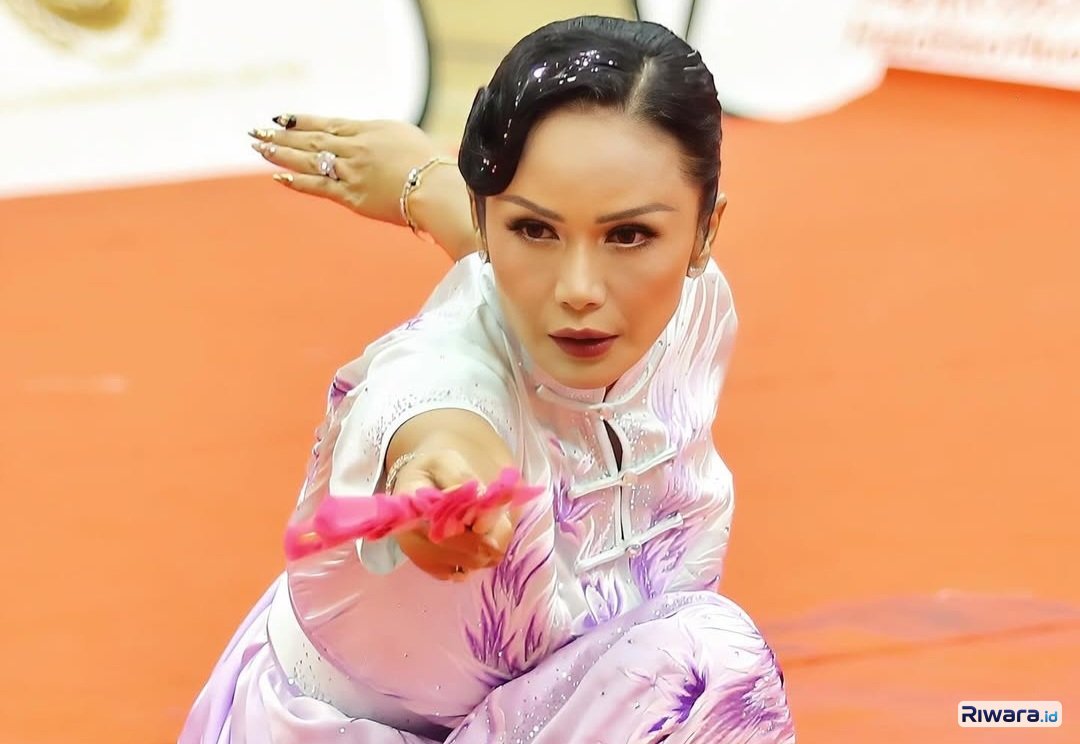 Di Usia 51 Tahun, Kris Dayanti Tampil Energik dalam Bela Diri Wushu di Kejuaraan Singapore Kung Fu Games 2026